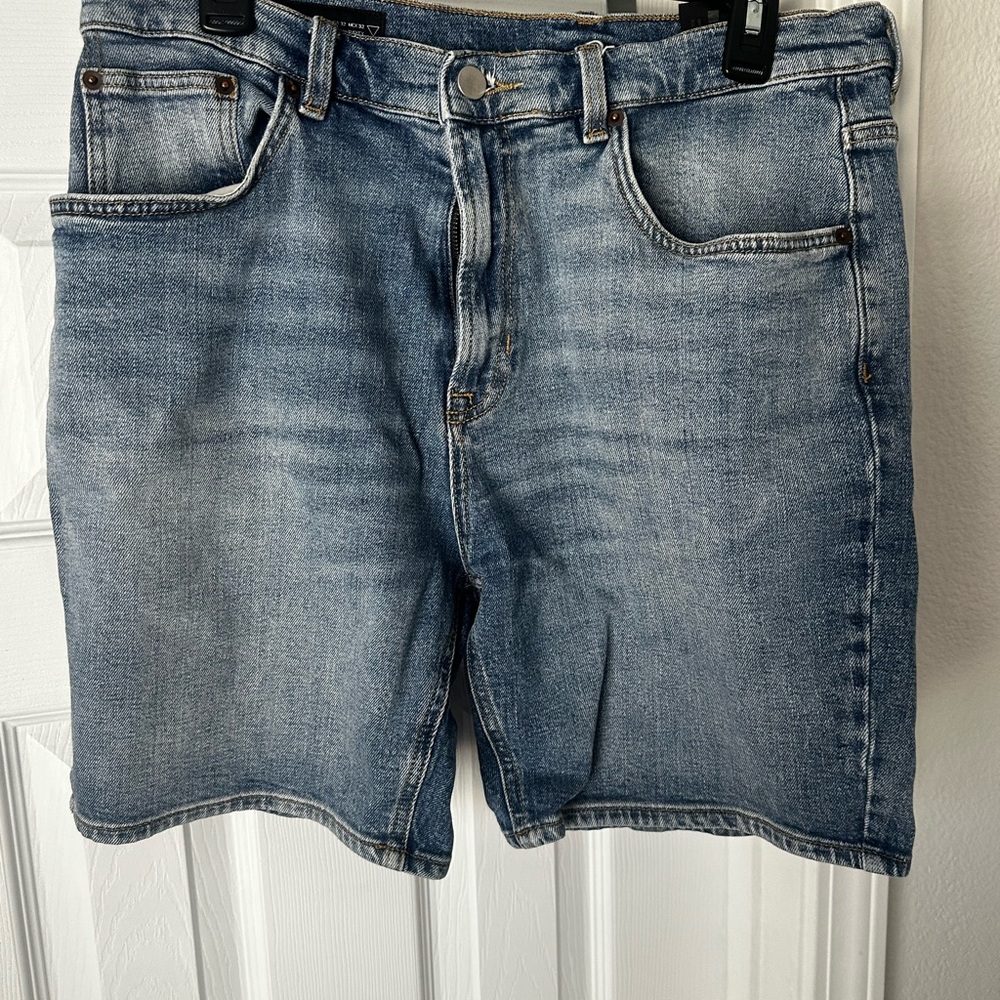 Zara Light Blue Jean Shorts for Men